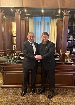 Глава Чеченской Республики Р.А.Кадыров встретился с Министром обороны России Сергеем Шойгу