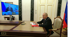 откъс от изказването на Президента на Русия Владимир Путин по време на съвещанието по икономически въпроси